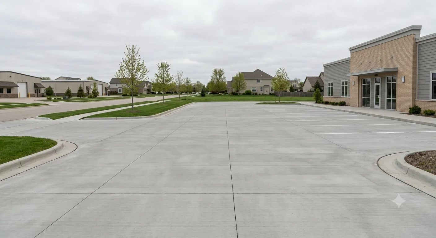 Commercial concrete flatwork Fredericksburg VA