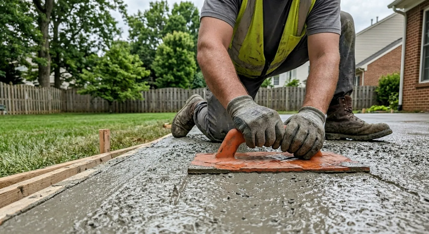 Concrete contractor Fredericksburg VA