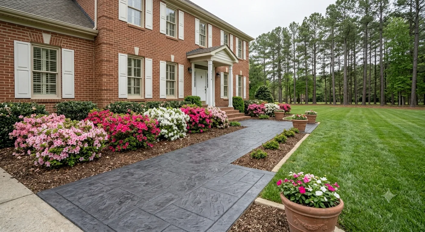 Decorative concrete Fredericksburg VA